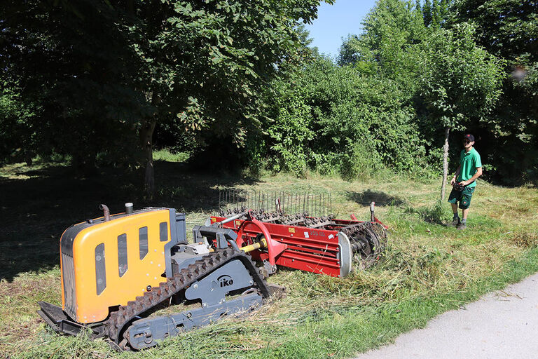 Langgras Schwaden Roboflial